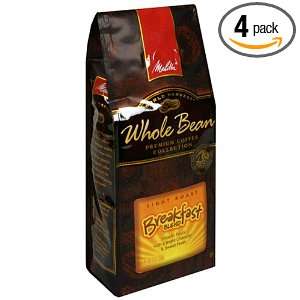 Melitta Prebagged Whole Bean Coffee, Breakfast Blend, 9 Ounce Bag 