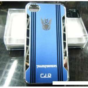   Hard Case metal Cover for Apple iPhone 4 (blue) 