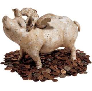 Piggy Bank When Pigs Fly Foundry Iron Bank  