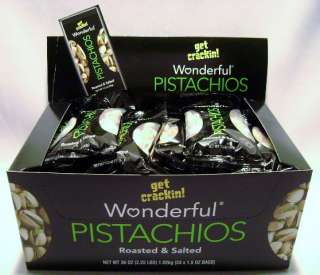   Individual Bags Wonderful Pistachios Roasted & Salted 2.25lbs Peanuts