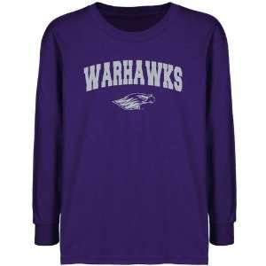   Whitewater Warhawks Youth Purple Logo Arch T shirt : Sports & Outdoors