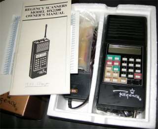 Regency hx2200 handheld police scanner  