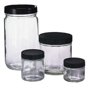 Qorpak Kaptclean Precleaned Clear Jars, Wide Mouth, 960 mL, Cs Of 12 