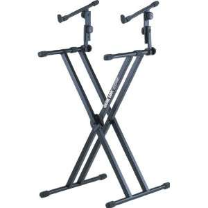   : Quik Lok Two Tier Heavy Duty X Keyboard Stand: Musical Instruments