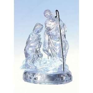   of 4 Icy Crystal Lighted Christmas Nativity Figures: Home & Kitchen