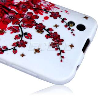 PINK FLOWERS SILICONE GEL CASE FOR LG OPTIMUS BLACK P970  