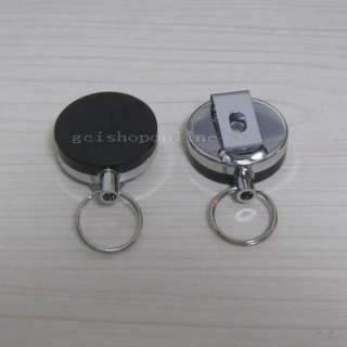 PCS 2 Pull Reel Key Chain Retractable Badge Card 5CM  