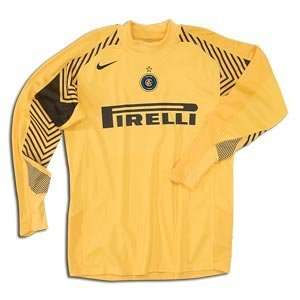 Nike Inter Milan Goalkeeper Jersey YELLOW Sports 