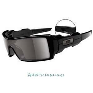  Oakley Oil Rig Polished Black Sunglasses   Black Iridium 