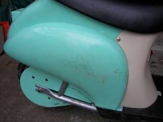 razor coco pocket mod scooter pale green and beige  