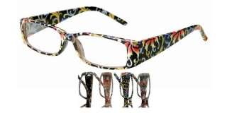    Spring Temple Designer Style Reading Glasses +3.00 *R233  