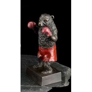  Boxing Wall Street Bear Statue  Figurine 