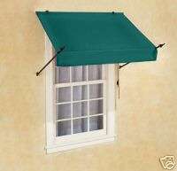 Traditional Retractable Window Awning Green Awnings  