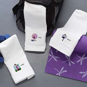Personalized Gym Towels   Workout Girl 