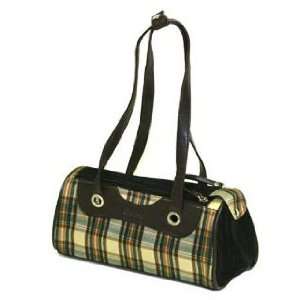    Classic Chic Pet Carrier  Size SMALL   TAN PLAID