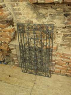 Large Cast Iron Gate Section Ornate Grate GARDEN ARCHITECTURAL CAST 