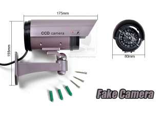   Security CCD Surveillance Camera with Flashing Red LED Light  