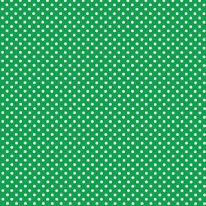    Emerald Green Beverage Napkins   Polka Dots