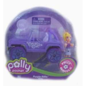  Polly Pocket Polly Wheels Purple Riffic Polly Doll with 