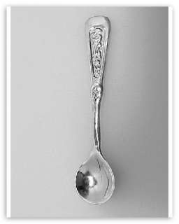 Baby Walking Style Sterling Silver Salt Spoon  