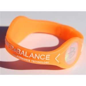  Power Balance Wristband NEON ORANGE MEDIUM: Health 