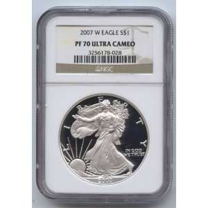   Proof 70 Ultra Cameo NGC ASE American Silver Eagle 