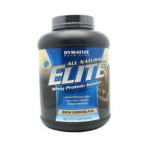 Dymatize All Natural Elite Whey Protein Isolate   Rich Chocolate   5 