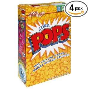 Kelloggs Corn Pops Cereal, 19.5 Ounce Boxes (Pack of 4)  