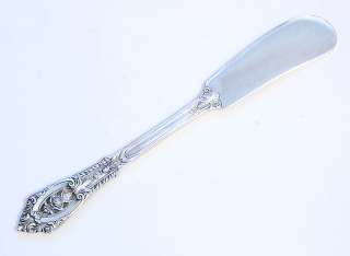 Wallace Sterling Flatware Rose Point Butter Spreader  