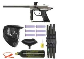 2012 Spyder Fenix Electronic Paintball Gun Mega Set   Silver/Grey 