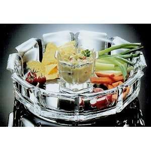Regal Acrylic Chip and Dip Serving Tray 