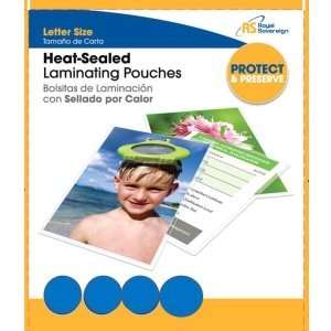  New   Royal Sovereign RFO5LETR0100 Heat Sealed Laminating Pouch 