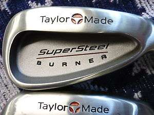 Taylormade SuperSteel Burner Irons Set 3 PW Graphite Extra Stiff 