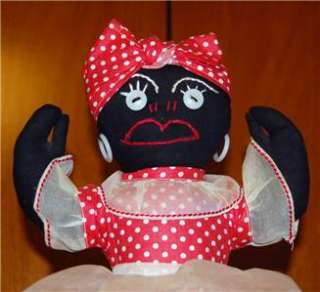 SUPER HANDMADE VINTAGE AUNT JEMIMA MAMMY CLOTH DOLL TOASTER COVER 