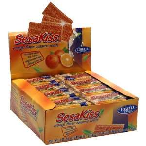 SesaKiss Orange Flavored Sesame Seeds, 1.25 Ounce Packages (Pack of 48 