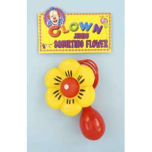   JUMBO SQUIRTING FLOWER Joke Clown Costume Trick Prank Squirt Gag GIANT