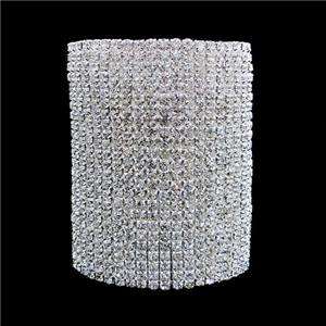 Bridal Cool Stretch Bracelet 24 Row Swarovski Crystal VTG Style Bangle 
