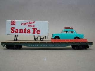 HO model train railroad car Mantua TYCO gondola boxcar Santa Fe 