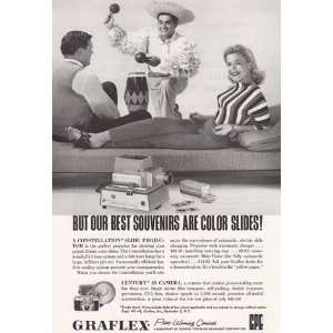   Print Ad 1958 Graflex Constellation Slide Projector Graflex Books