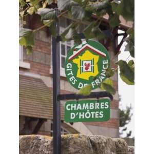  Gites De France and Chambres dHotes Sign, St. Valery Sur Somme 