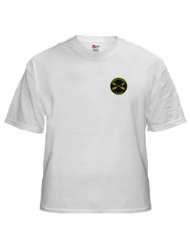 Special Forces Branch Plaque White T Shirt Military White T Shirt by 