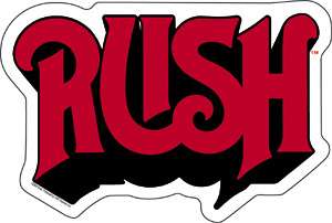 Rush  Logo Vinyl Window Decal Sticker, bumper  