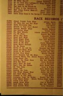 Vocalion Race Blues Jazz Sacred Record Catalog Lot of 3 78 Era   Bix 