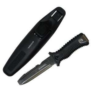   304 Stainless Steel Scuba Diving Knife with Sheath & Straps (Blunt