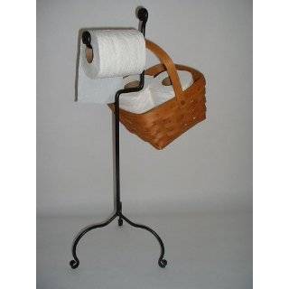 Wrought Iron Toilet Tissue Paper Stand Rack Hand Made