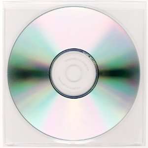 StoreSMART   Peel & Stick CD / DVD Pocket   Clear Plastic   Loose Fit 