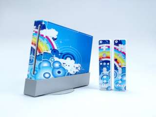   decal Sticker SKIN cover for Nintendo Wii Console & Remote  