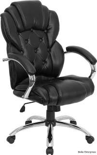 Black Leather High Back Computer Office Desk Chair New  