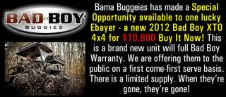 Brand New 2012 Bad Boy Buggy XTO 4x4  