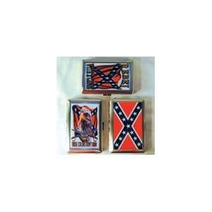  REDNECK Rebel Flag CSA Metal Cigarette Case (Assorted 